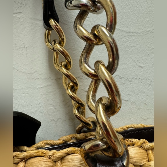 Michael Kors Santorini Straw Raffia Tote - Picture 4 of 14